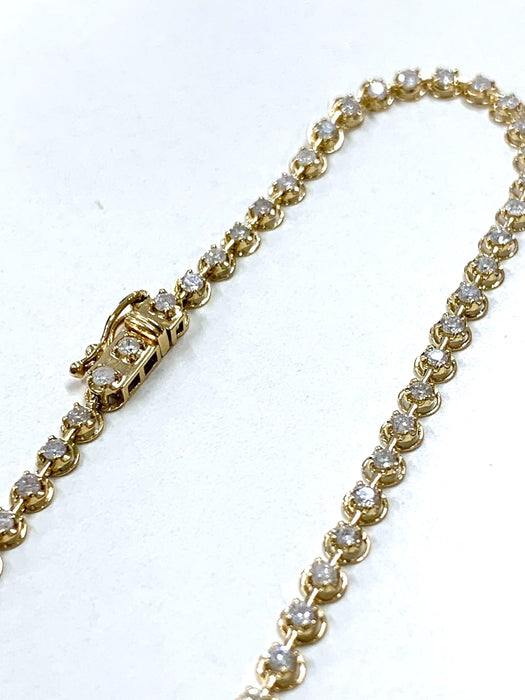 NO BRAND Tennis Diamond Bracelet