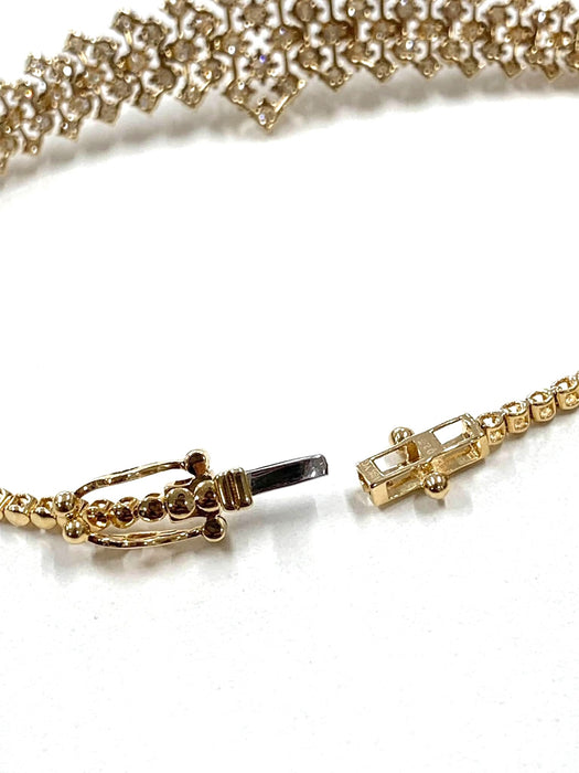 NO BRAND Cluster Diamond Bracelet