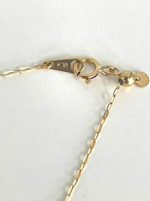 NO BRAND Pear Shape Baguette Diamond Necklace
