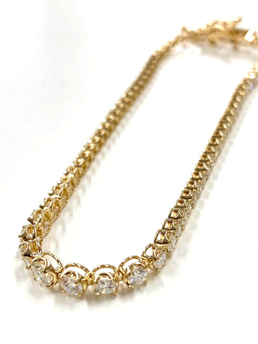NO BRAND Tennis Diamond Bracelet