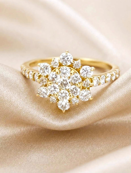 NO BRAND Rositas Cluster Diamond Ring