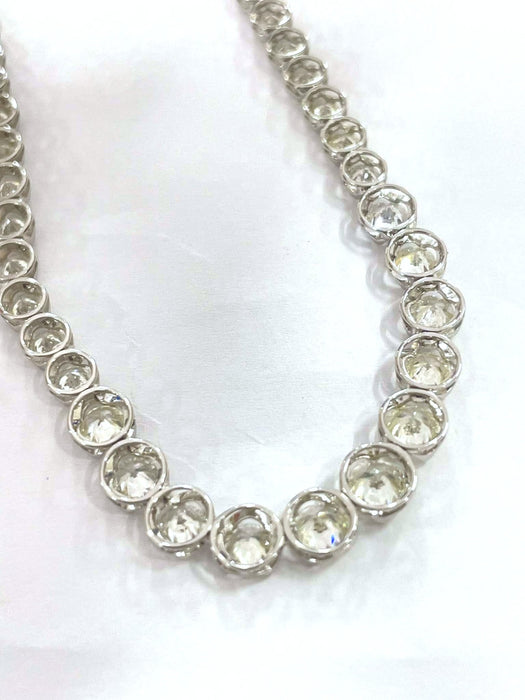 NO BRAND Tennis Diamond Necklace