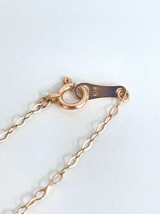 NO BRAND Bow Baguette Diamond Necklace