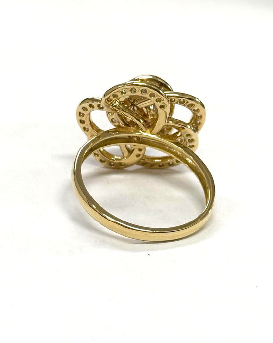 NO BRAND Camelia Ruby & Diamond Ring