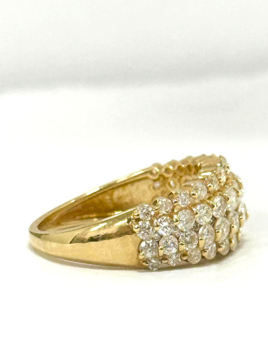NO BRAND Cluster Diamond Ring