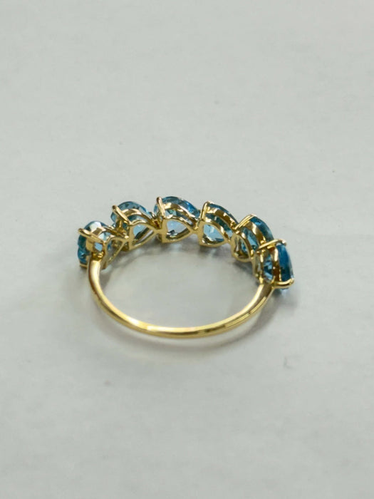 NO BRAND Swiss Blue Topaz Ring