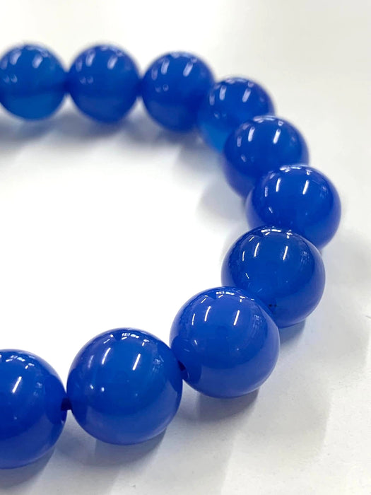NO BRAND Blue Agate Camelia Piyao Bracelet