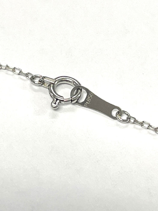 NO BRAND Camelia Sapphire & Diamond Necklace