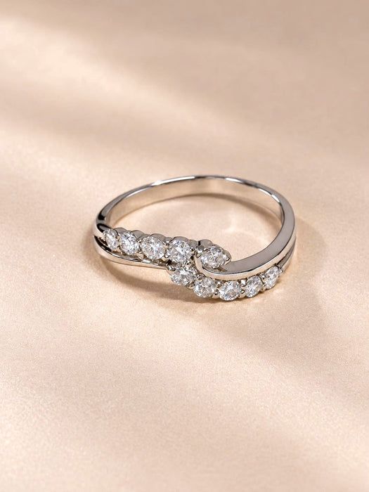 NO BRAND 10P Diamond Ring