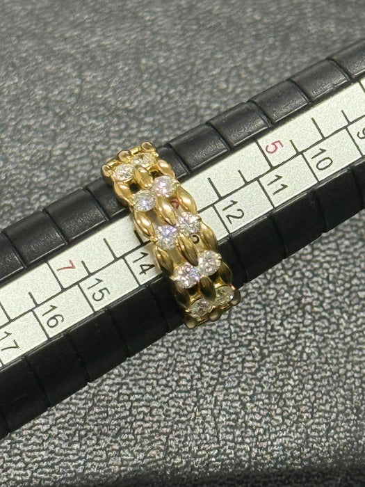 NO BRAND 10P Diamond Ring