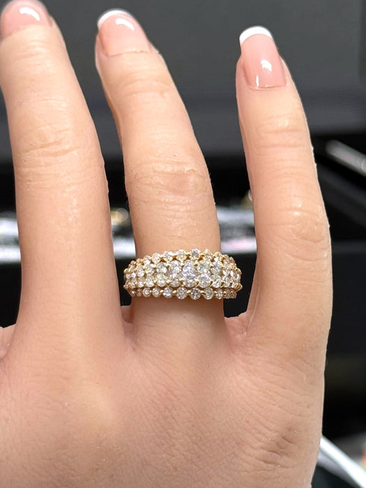 NO BRAND Cluster Diamond Ring