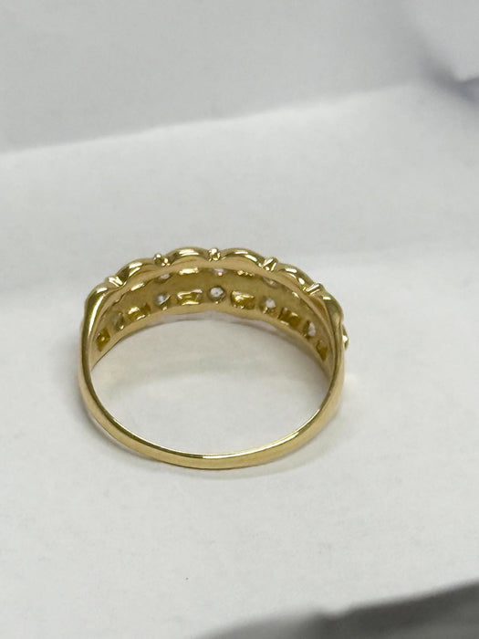 NO BRAND 10P Diamond Ring