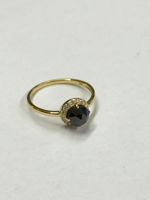 NO BRAND Black & White Diamond Ring