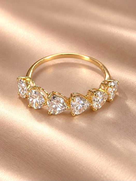 NO BRAND Moissanite Ring
