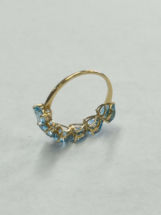 NO BRAND Swiss Blue Topaz Ring
