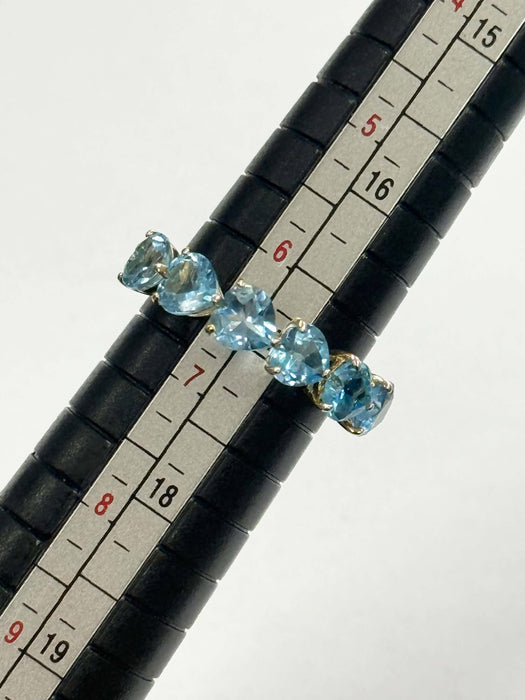 NO BRAND Swiss Blue Topaz Ring