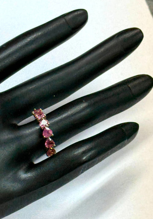 NO BRAND Pink Tourmaline Ring