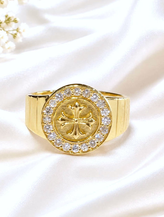 NO BRAND Cross Diamond Ring