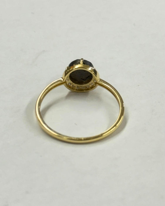 NO BRAND Black & White Diamond Ring