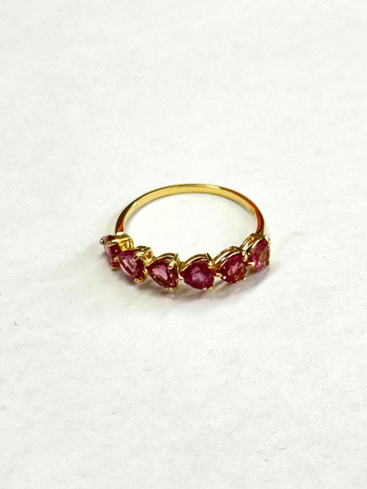 NO BRAND Pink Tourmaline Ring