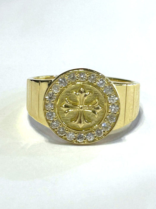 NO BRAND Cross Diamond Ring
