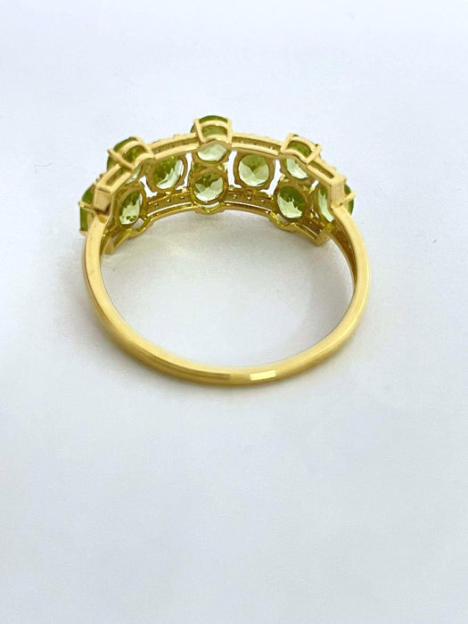 NO BRAND Peridot & Diamond Ring