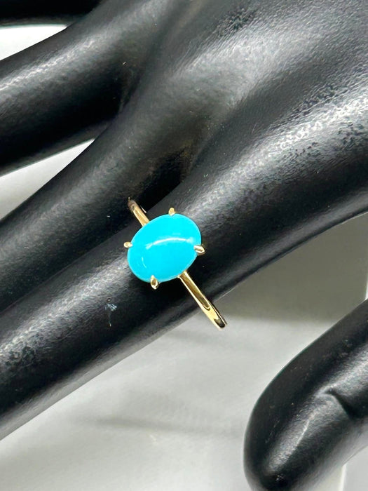 NO BRAND Turquoise Oval Ring