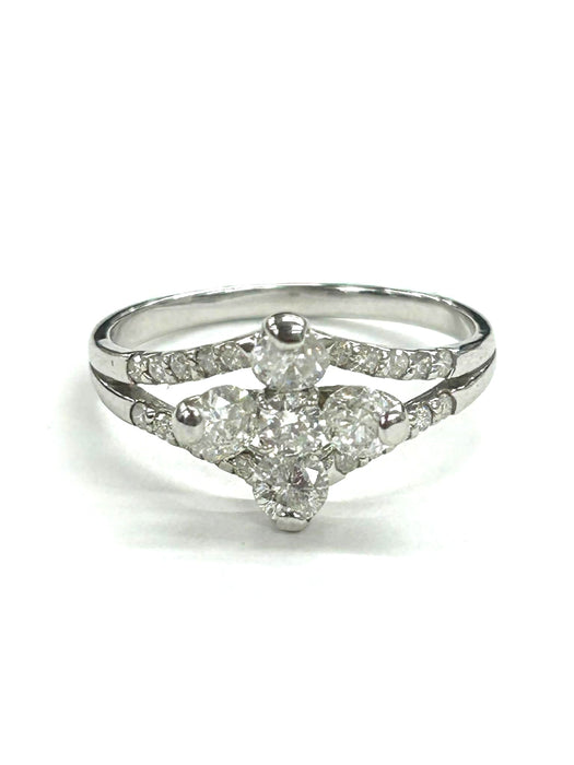 NO BRAND Cluster Diamond Ring