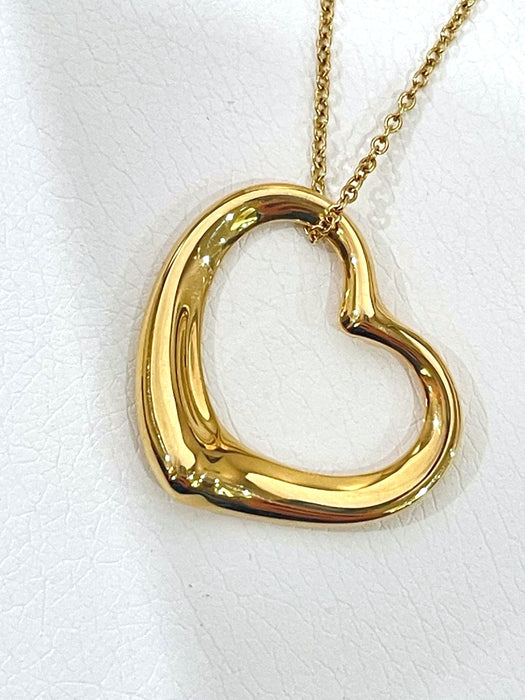 TIFFANY & CO. Open Heart Necklace