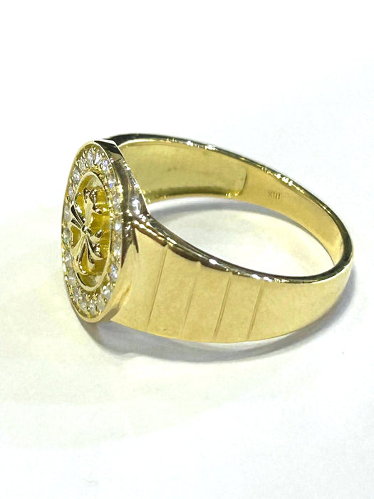 NO BRAND Cross Diamond Ring