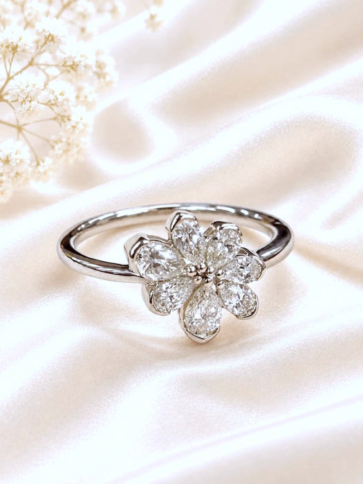 NO BRAND Rositas Pear Shape Diamond Ring