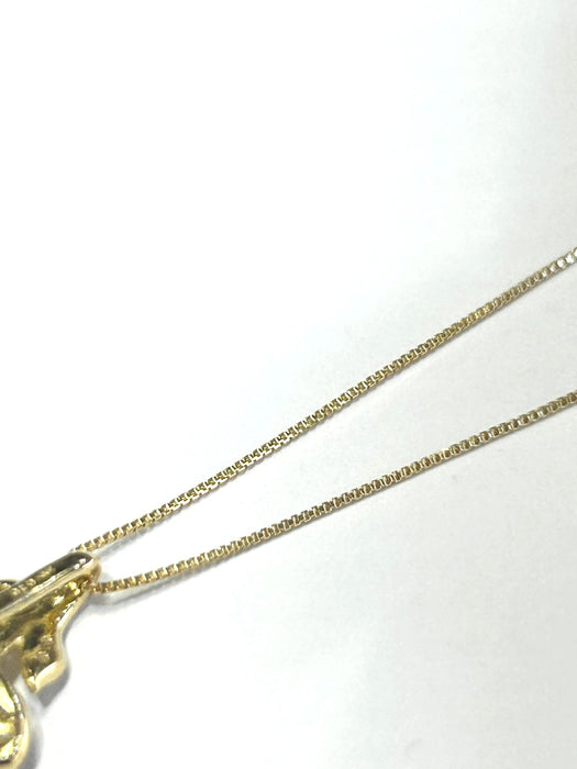 NO BRAND Rose Diamond Necklace