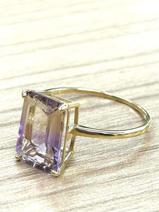 NO BRAND Ametrine Stone Ring