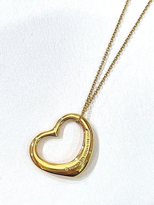 TIFFANY & CO. Open Heart Necklace