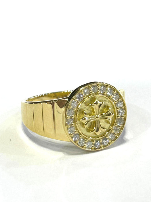 NO BRAND Cross Diamond Ring