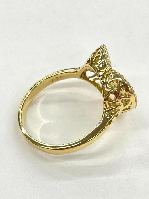 NO BRAND Heart Diamond Ring
