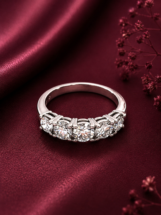 NO BRAND 5P Diamond Ring
