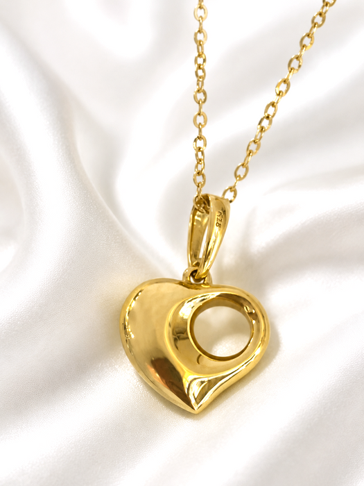 NO BRAND Heart Monaco Necklace
