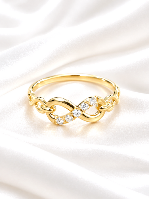 NO BRAND Infinity Diamond Ring
