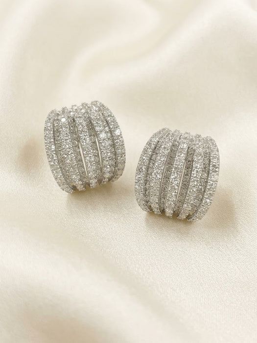 NO BRAND Diamond Earrings