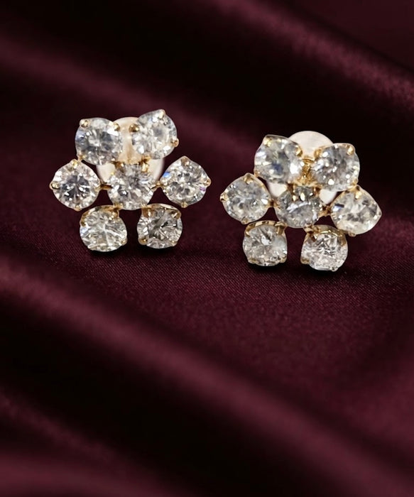 NO BRAND Diamond Earrings