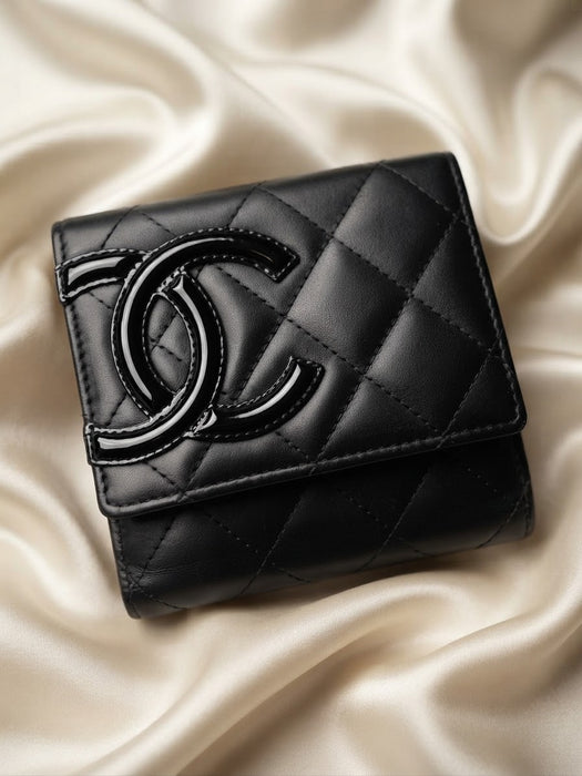 CHANEL Cambon Line Compact Wallet