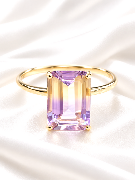 NO BRAND Ametrine Stone Ring