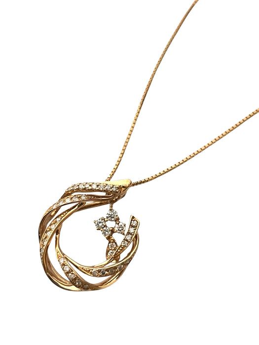 NO BRAND Dancing Diamond Necklace