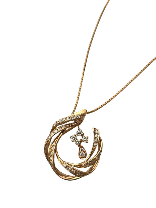 NO BRAND Dancing Diamond Necklace