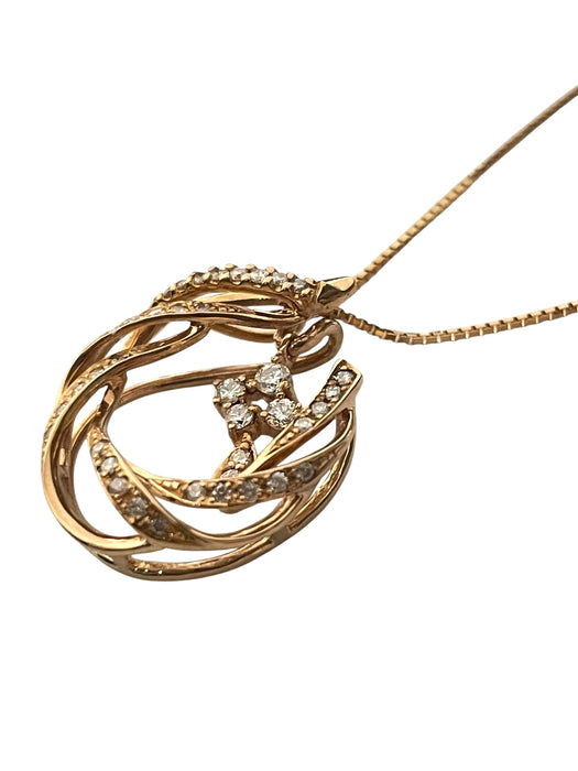NO BRAND Dancing Diamond Necklace