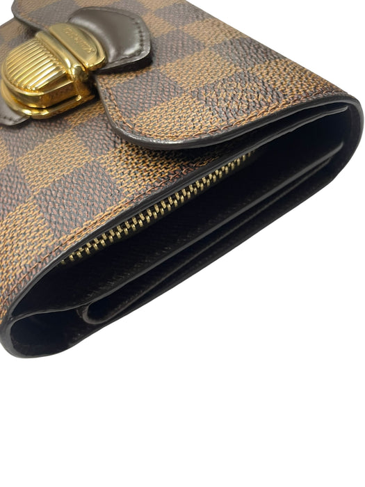 LOUIS VUITTON Portefeuille Joy Damier Ebene Wallet