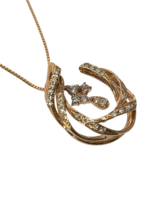 NO BRAND Dancing Diamond Necklace