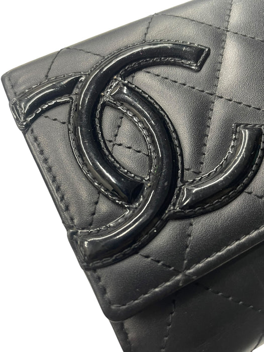 CHANEL Cambon Line Compact Wallet
