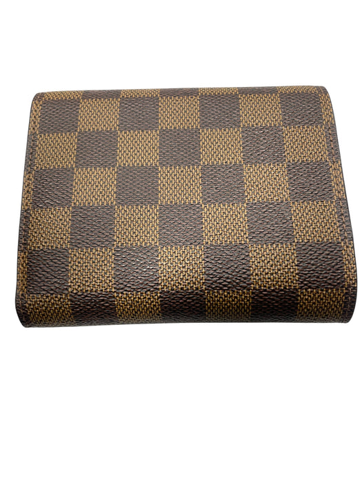 LOUIS VUITTON Portefeuille Joy Damier Ebene Wallet
